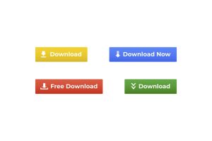 4 download buttons: Yellow download button, blue download now button, Red Free download button, green download button. 